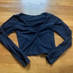 Brandy Melville black crop top